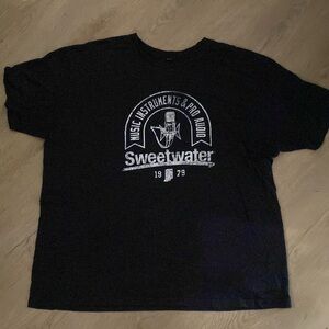 Men’s extra large, dark gray, Sweetwater music company T-shirt